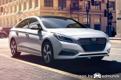 Insurance rates Hyundai Sonata Hybrid in Austin