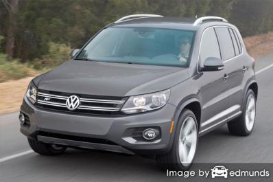 Insurance rates Volkswagen Tiguan in Austin